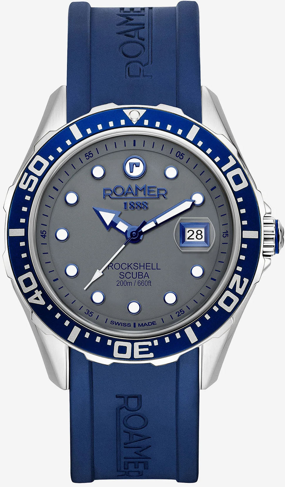 Roamer Rockshell Mark III Scuba Men's 45 mm Battery Watch 867833 41 55 02