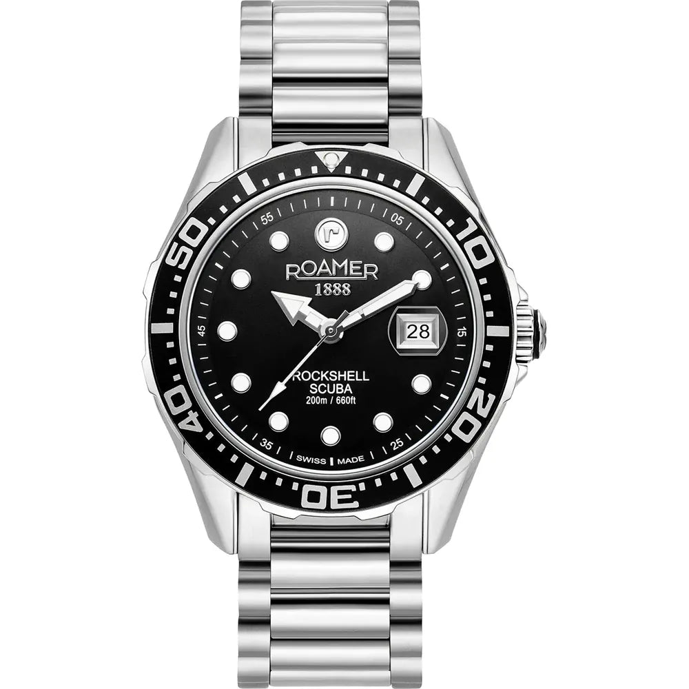 Roamer Rockshell Mark III Men's 44 mm Quartz Watch