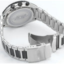 Roamer Power Chrono Men's Battery Watch – 44 mm Black Dial, Stainless Steel Bracelet, Swiss Quartz Movement