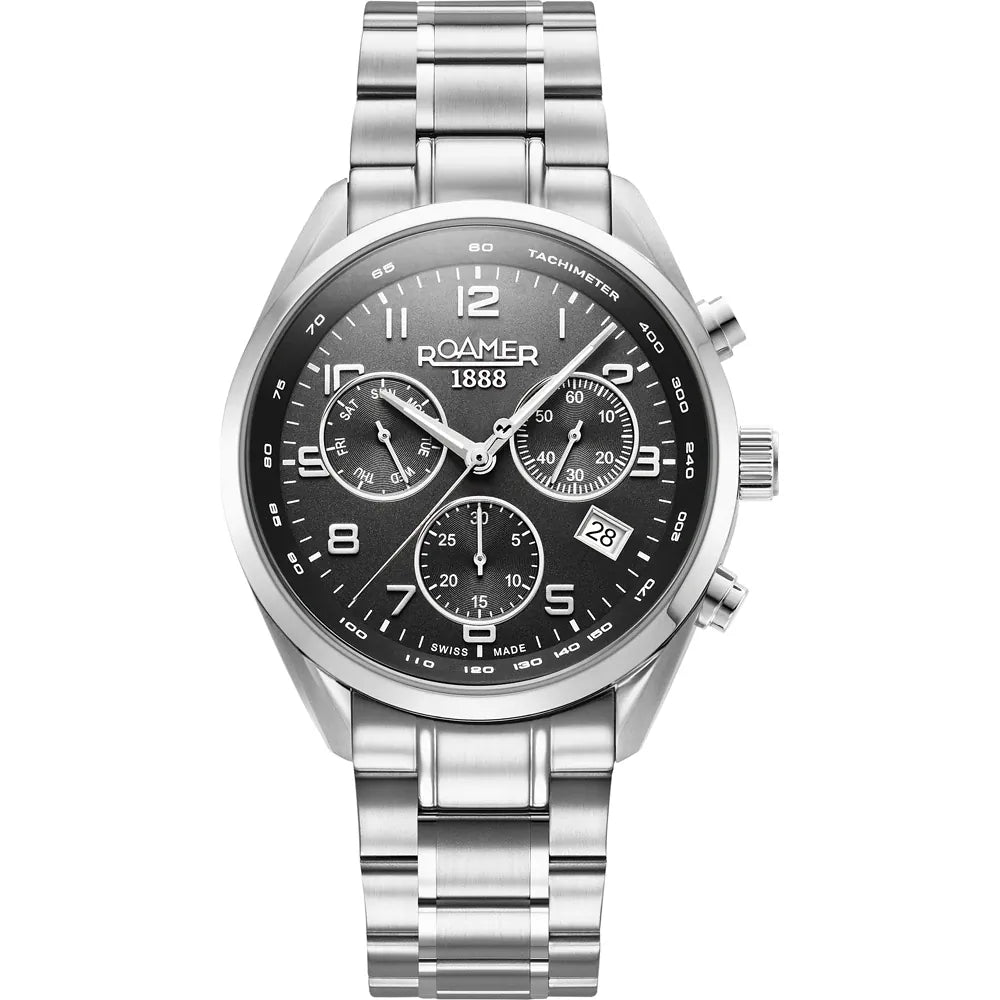 Roamer Pro Chrono – Swiss Made Men's Watch, Sapphire Crystal