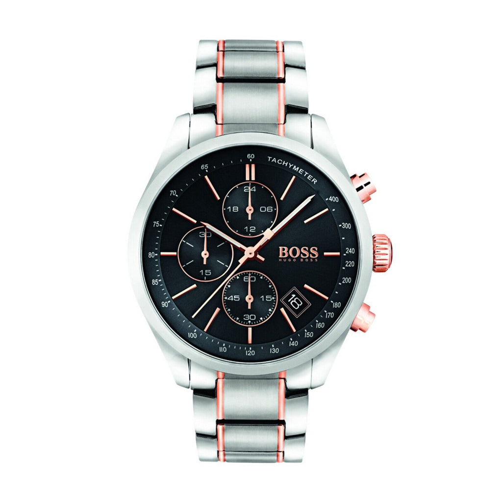 Hugo Boss Grand Prix 44 mm Quartz Chronograph Men’s Watch