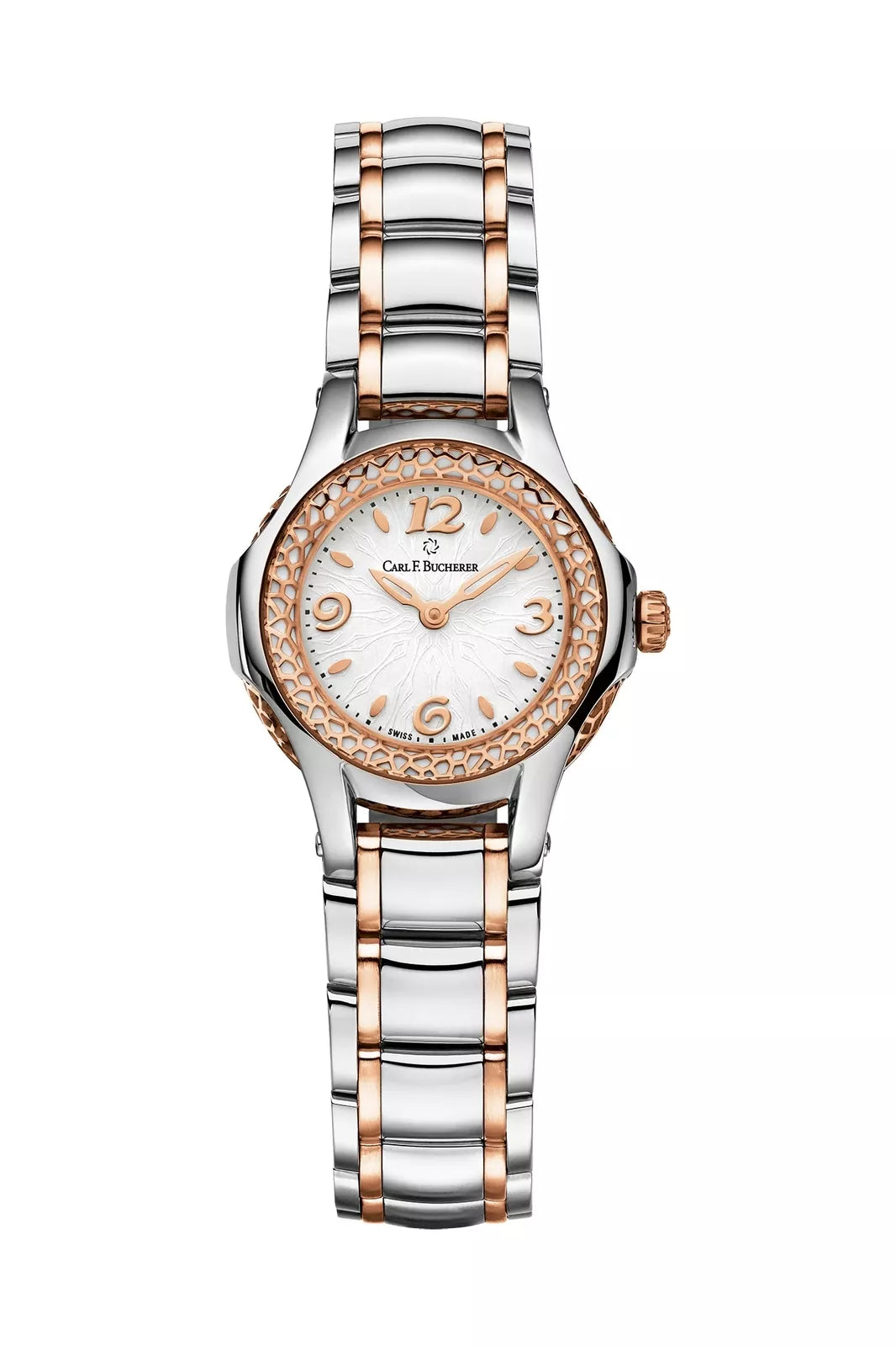 Carl F. Bucherer Pathos Princess Women's 25mm Watch 00.10520.07.26.21 – Swiss Made, Quartz Movement, Two-Tone Elegance, 30M Water Resistance
