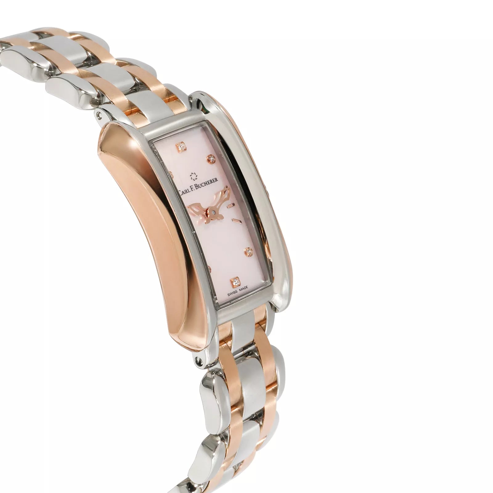 Carl F. Bucherer Alacria Princess Women's 21mm Quartz Watch 00.10703.07.77.21 – Swiss Made, Two-Tone Elegance, 30m Water Resistance