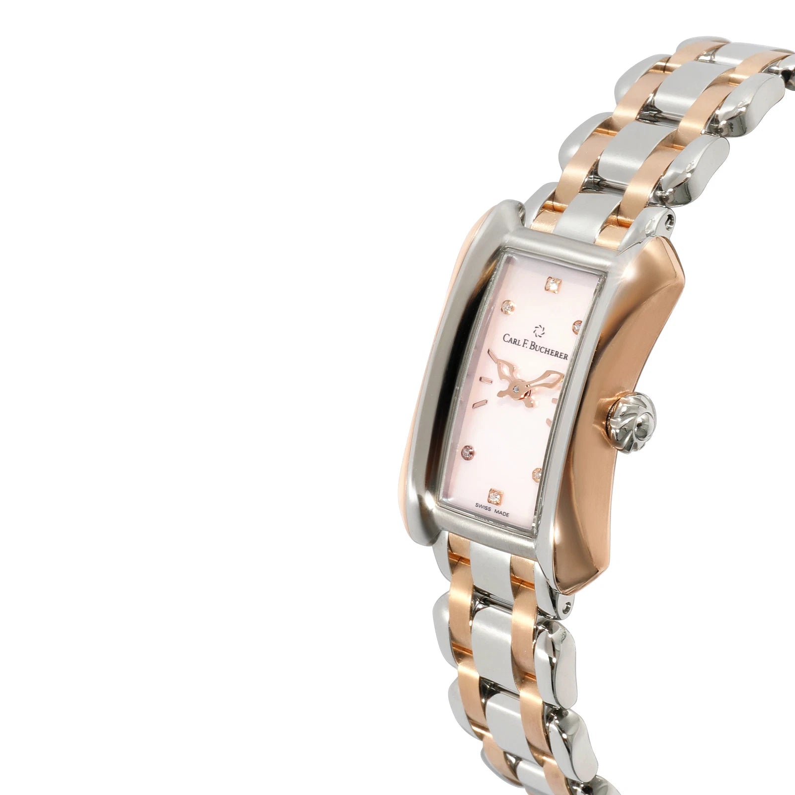 Carl F. Bucherer Alacria Princess Women's 21mm Quartz Watch 00.10703.07.77.21 – Swiss Made, Two-Tone Elegance, 30m Water Resistance