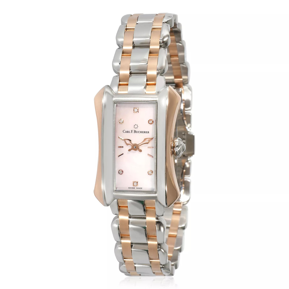 Carl F. Bucherer Alacria Princess Women's 21mm Quartz Watch 00.10703.07.77.21 – Swiss Made, Two-Tone Elegance, 30m Water Resistance