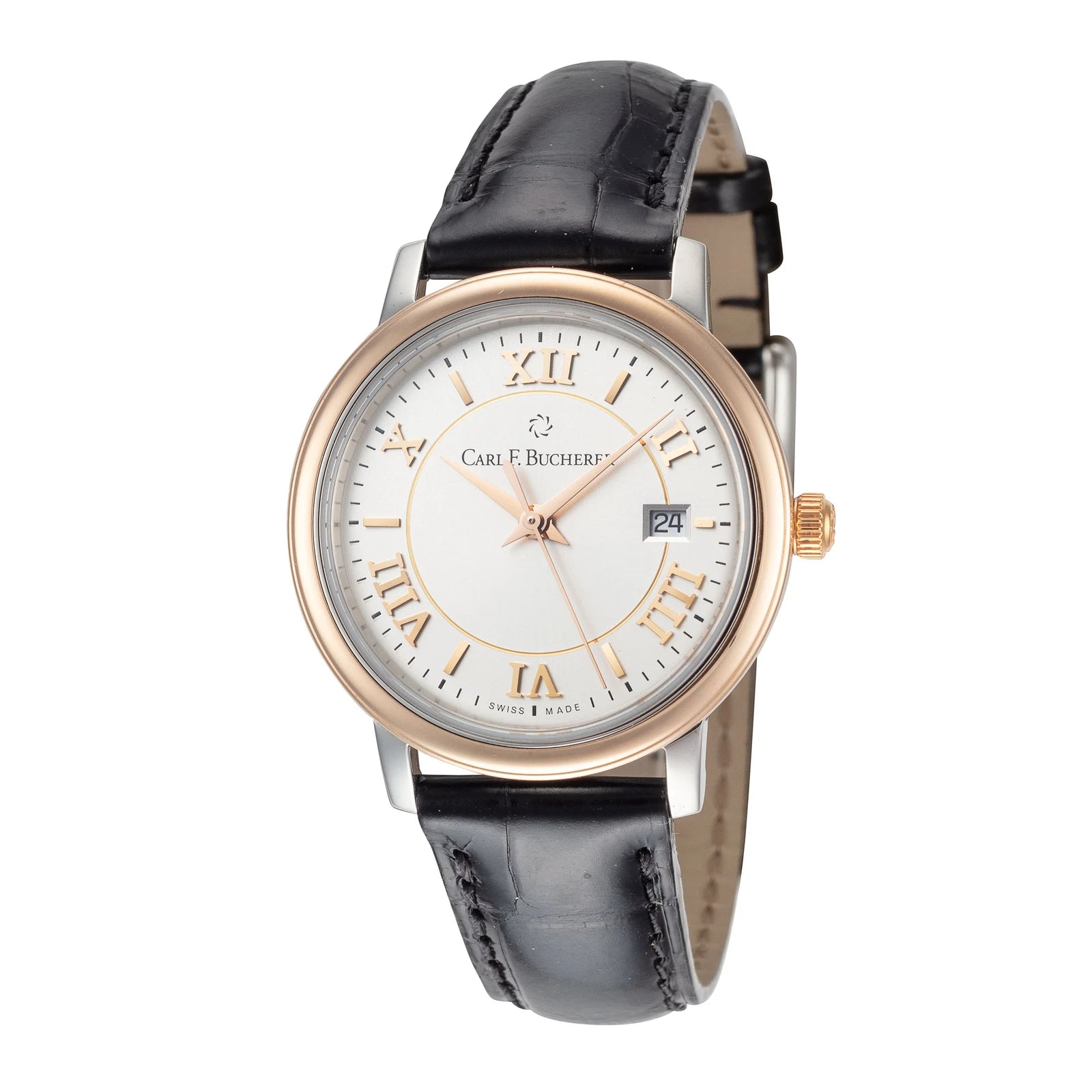 Carl F. Bucherer Adamavi Women's 28mm Watch 00.10315.07.15.01 – Swiss Made, Quartz Movement, Date Feature, 30m Water Resistance