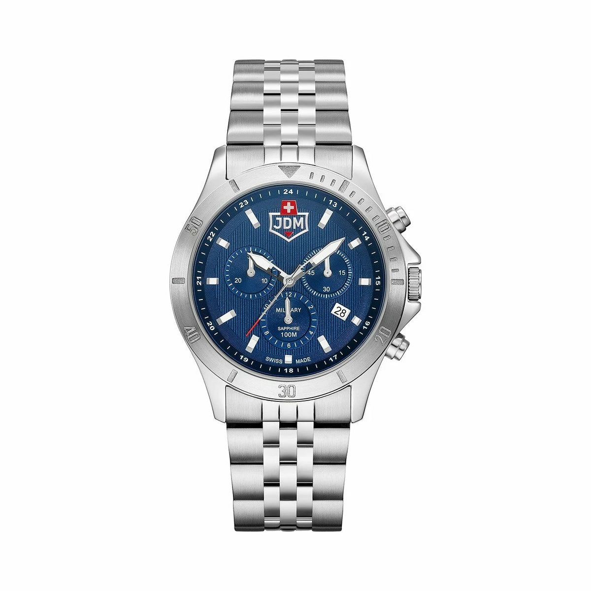 JDM Military Delta Chrono 42mm Swiss Made Chronograph Men’s Watch