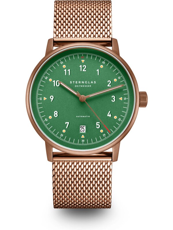 Sternglas Lumatik Edition Bronze – Green Dial, Bronze Milanese Bracelet