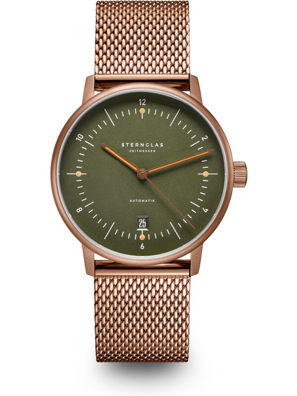 Sternglas Naos Men's 38 mm Automatic Watch