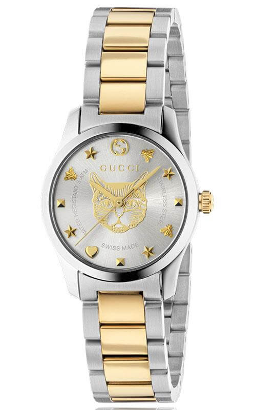 Gucci G-Timeless 27 mm Two-Tone Ladies Watch