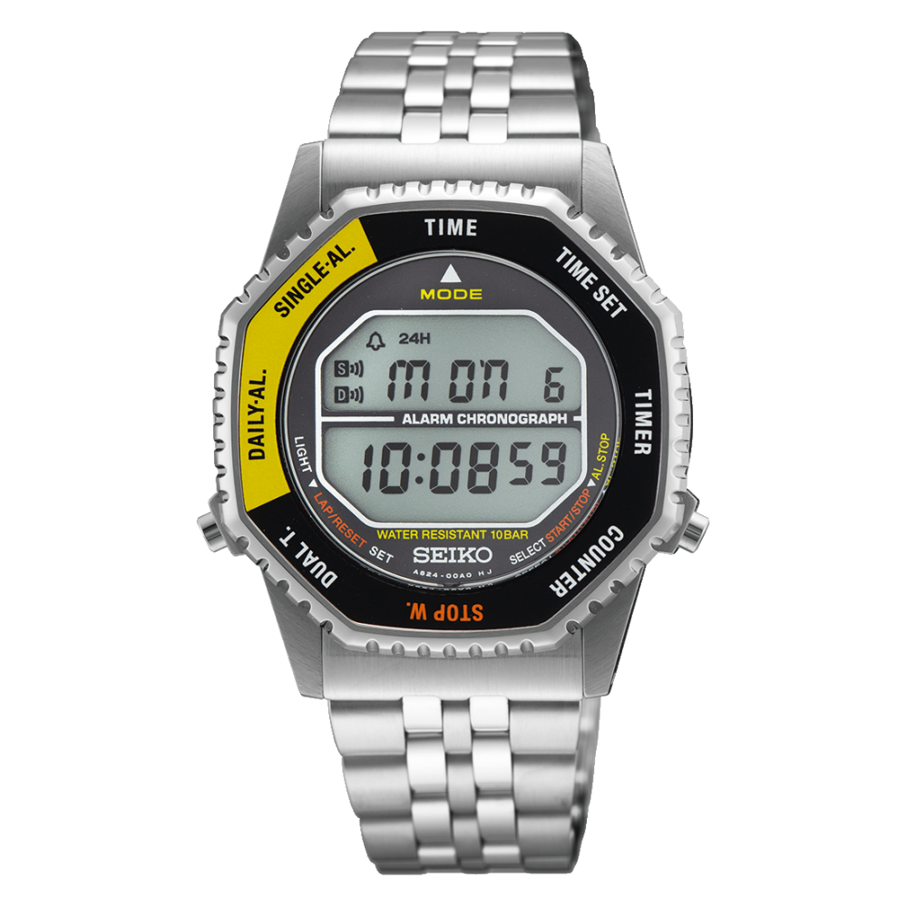 Seiko Classic Digital Chronograph 37.0mm Quartz Men's Watch
