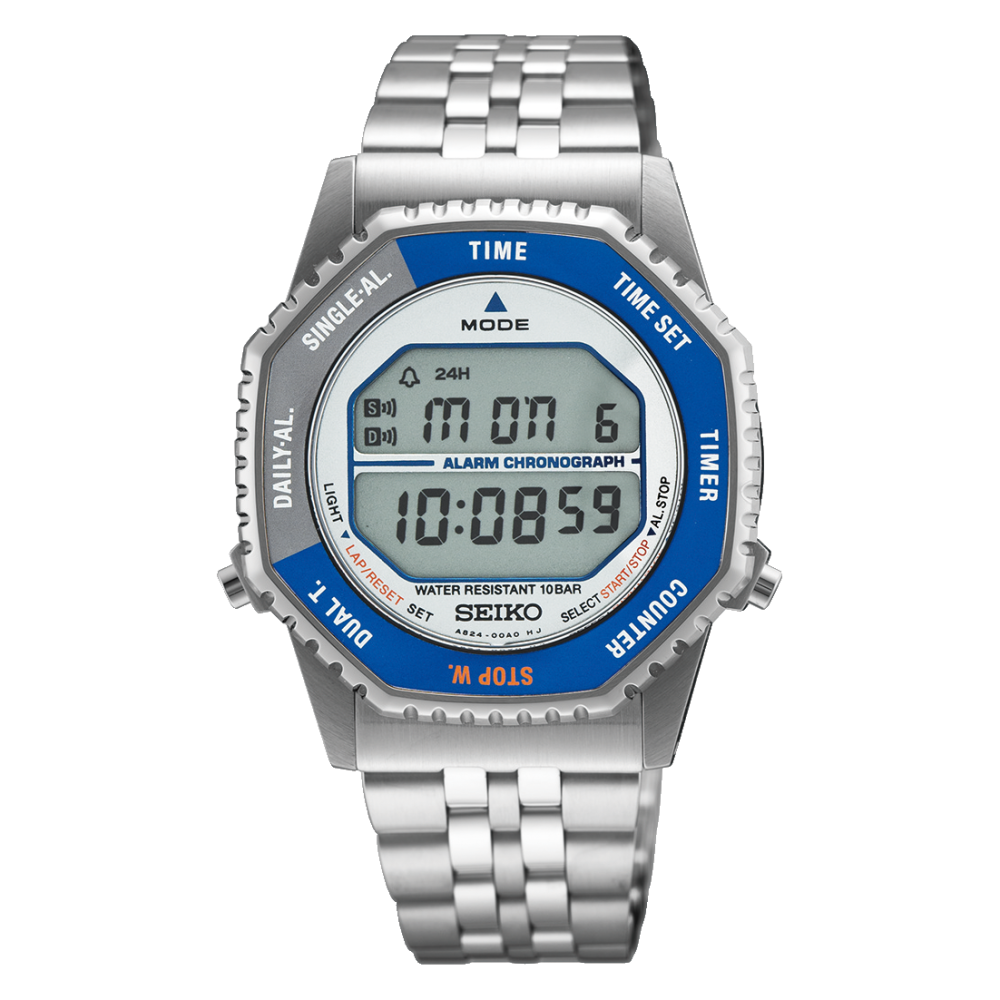 Seiko Classic Digital Chronograph 37.0mm Quartz Men's Watch