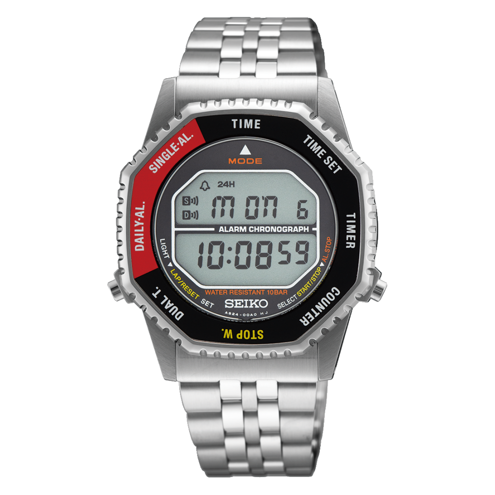 Seiko Classic Digital Chronograph 37.0mm Quartz Men's Watch