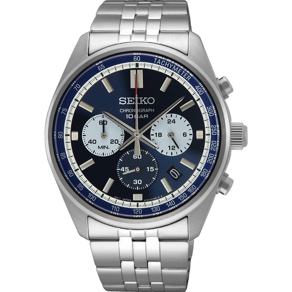 Seiko Chronograph Men's 42 mm Quartz Watch