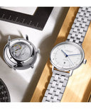 Sternglas NAOS XL 42mm Automatic Watch S02-NX01-ME13, White Dial, Sapphire Crystal, Stainless Steel Link Bracelet, 5 ATM Water Resistant