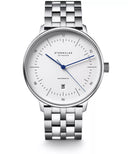 Sternglas NAOS XL 42mm Automatic Watch S02-NX01-ME13, White Dial, Sapphire Crystal, Stainless Steel Link Bracelet, 5 ATM Water Resistant