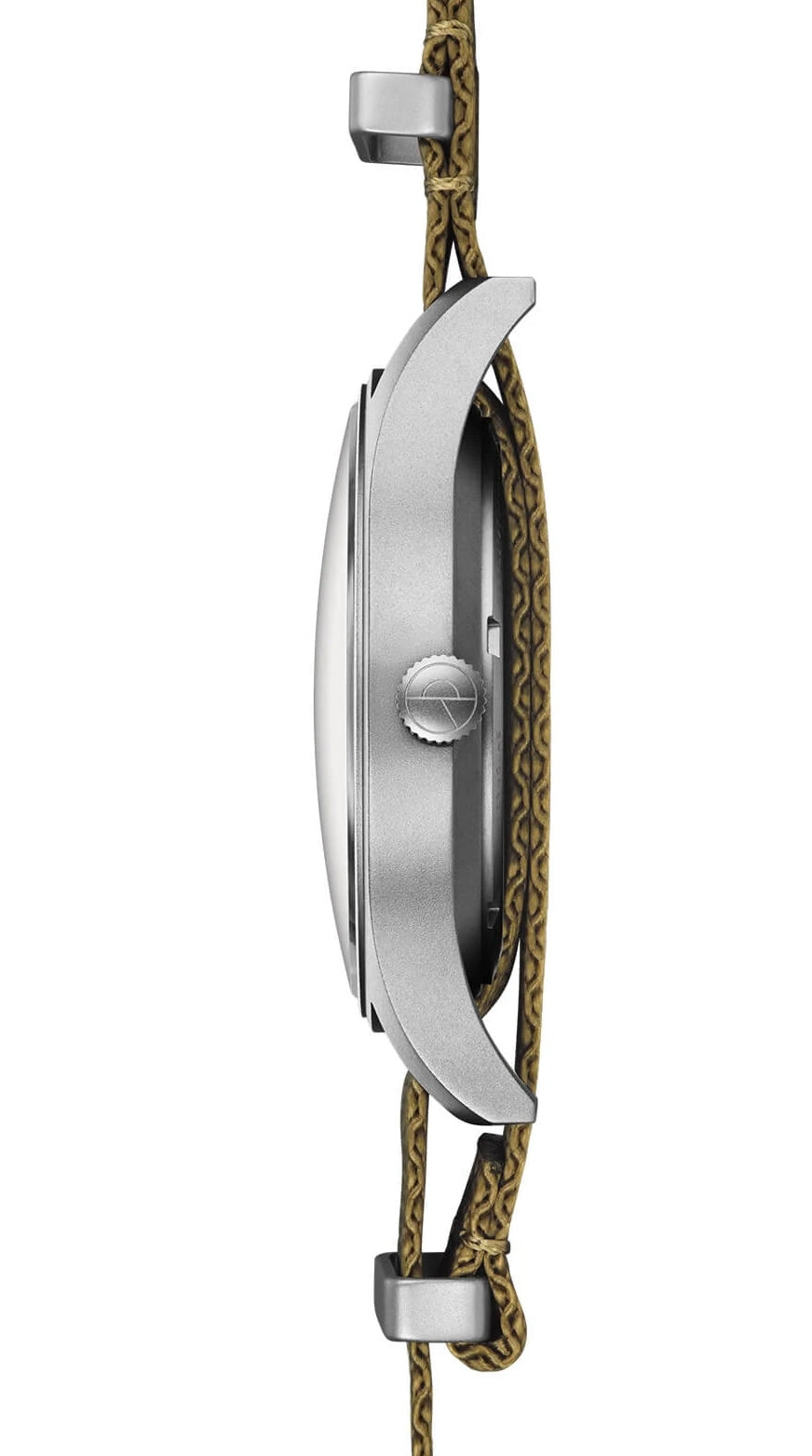 Sternglas Taiga GMT 42mm Watch S01-TA11-NA02, Anthracite Silver Dial, Sapphire Crystal, Nylon NATO Green Strap, 10 ATM Water Resistant