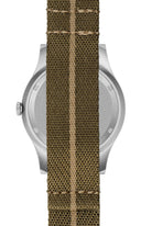 Sternglas Taiga GMT 42mm Watch S01-TA11-NA02, Anthracite Silver Dial, Sapphire Crystal, Nylon NATO Green Strap, 10 ATM Water Resistant
