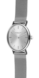 Sternglas Sinja 32mm Quartz Watch S01-SJ10-MI01, Silver Dial, Sapphire Crystal, Silver Milanese Strap, 5 ATM Water Resistant