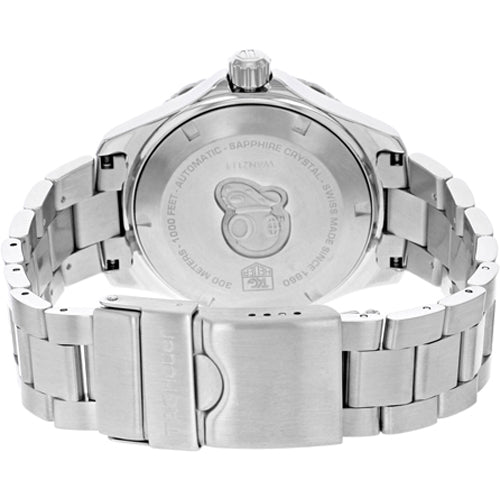 TAG Heuer Men's Aquaracer Calibre 5 Stainless Steel Black Dial Watch WAN2110.BA0822