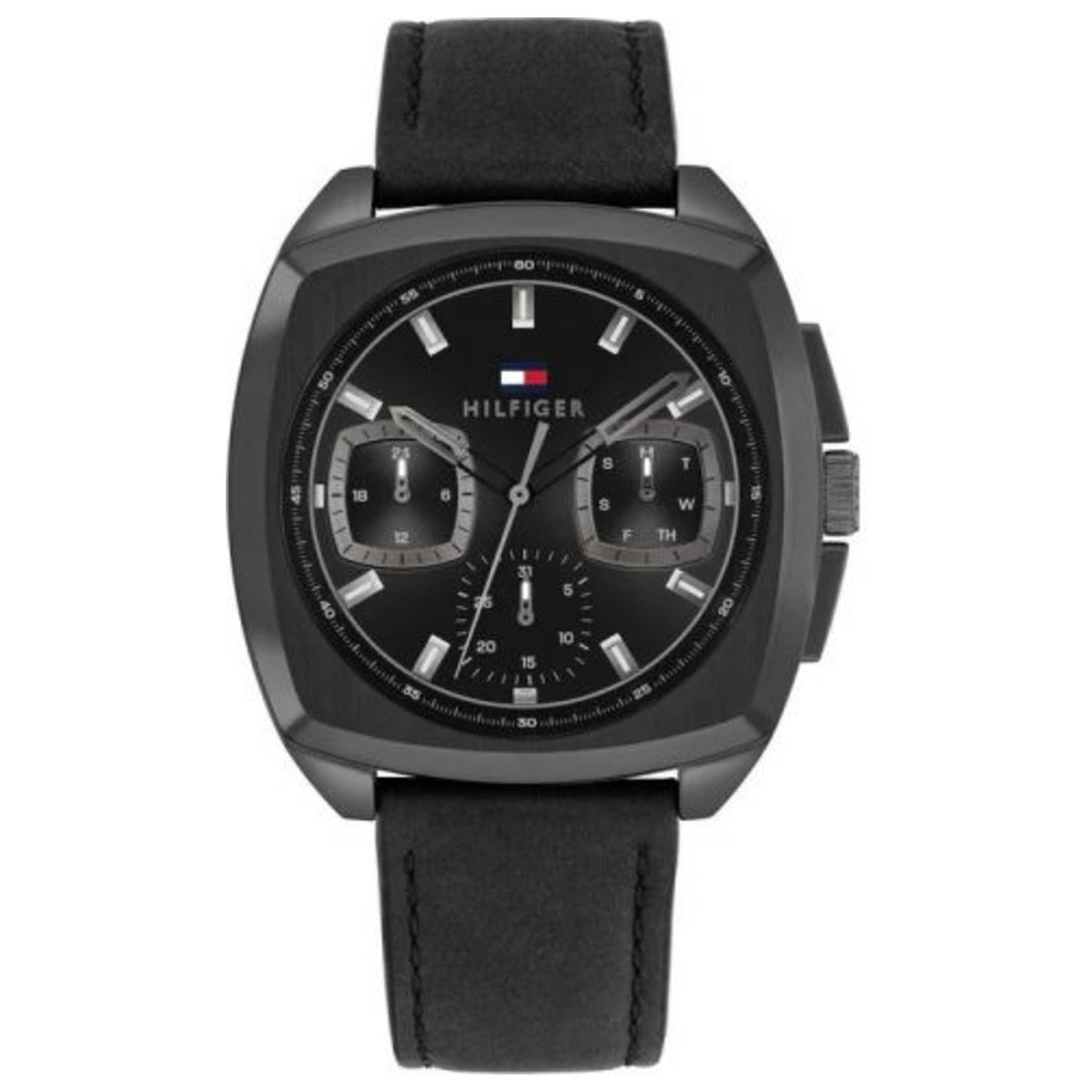 Tommy Hilfiger Apollo 1710556 black watch front view
