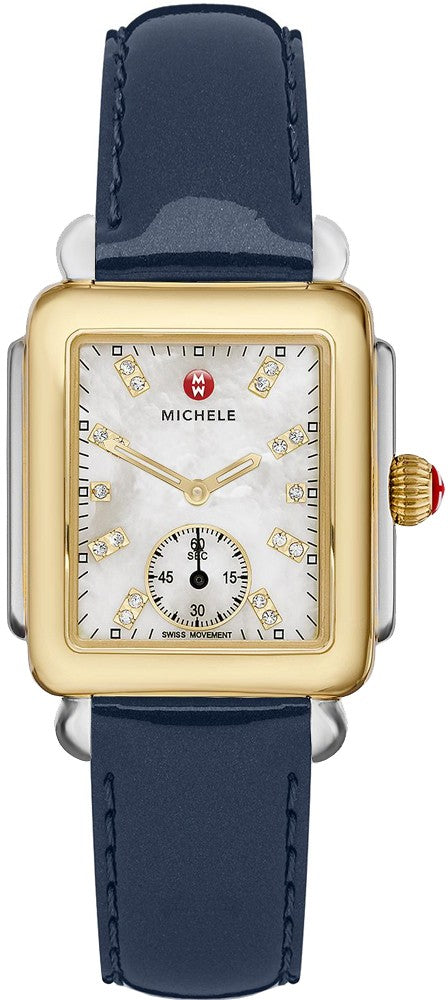 Michele Deco Mid 29mm x 31mm Quartz White Dial Ladies' Watch MWW06V000048