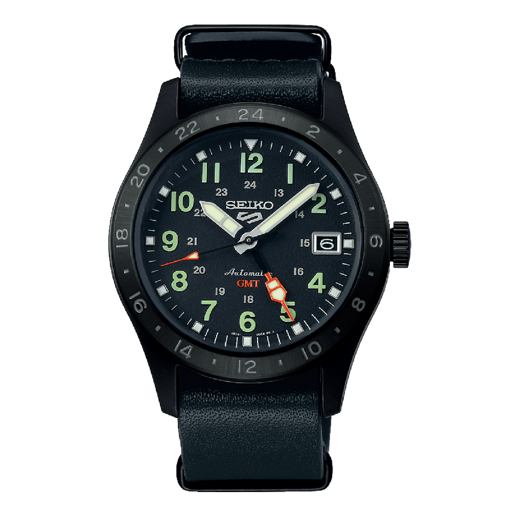 Seiko 5 Sports SSK025 39.4mm Automatic GMT Mens Watch