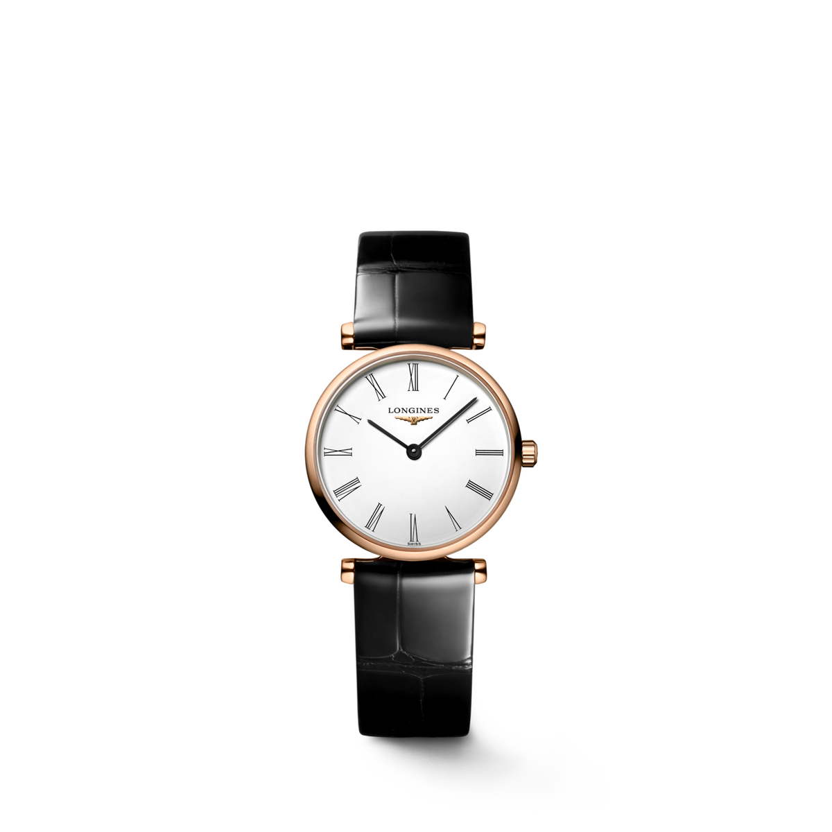 Longines La Grande Classique Alligator Strap Ladies Battery Watch L4.209.1.91.2