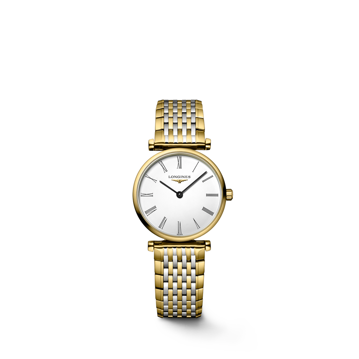 La Grande Classique De Longines  Ladies Yellow PVD Battery Watch L4.209.2.11.7