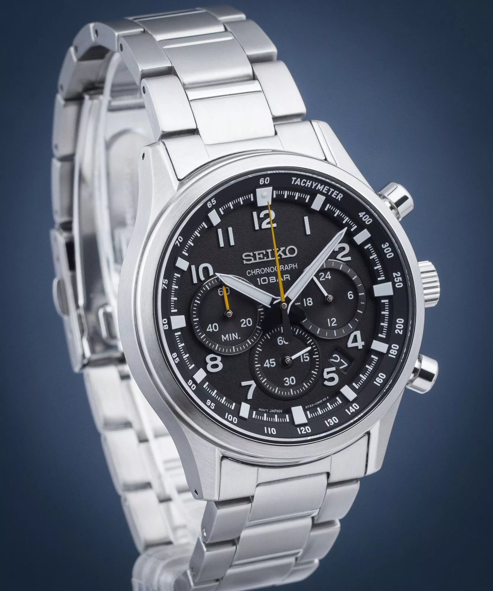 Seiko Chronograph Men's 43 mm Quartz Watch