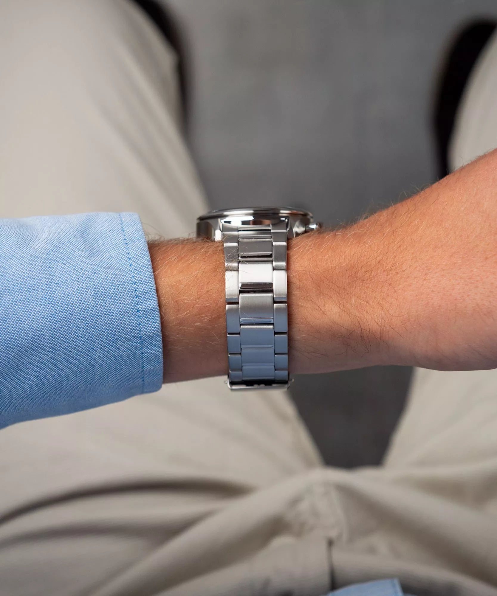 Seiko Chronograph Men's 43 mm Quartz Watch