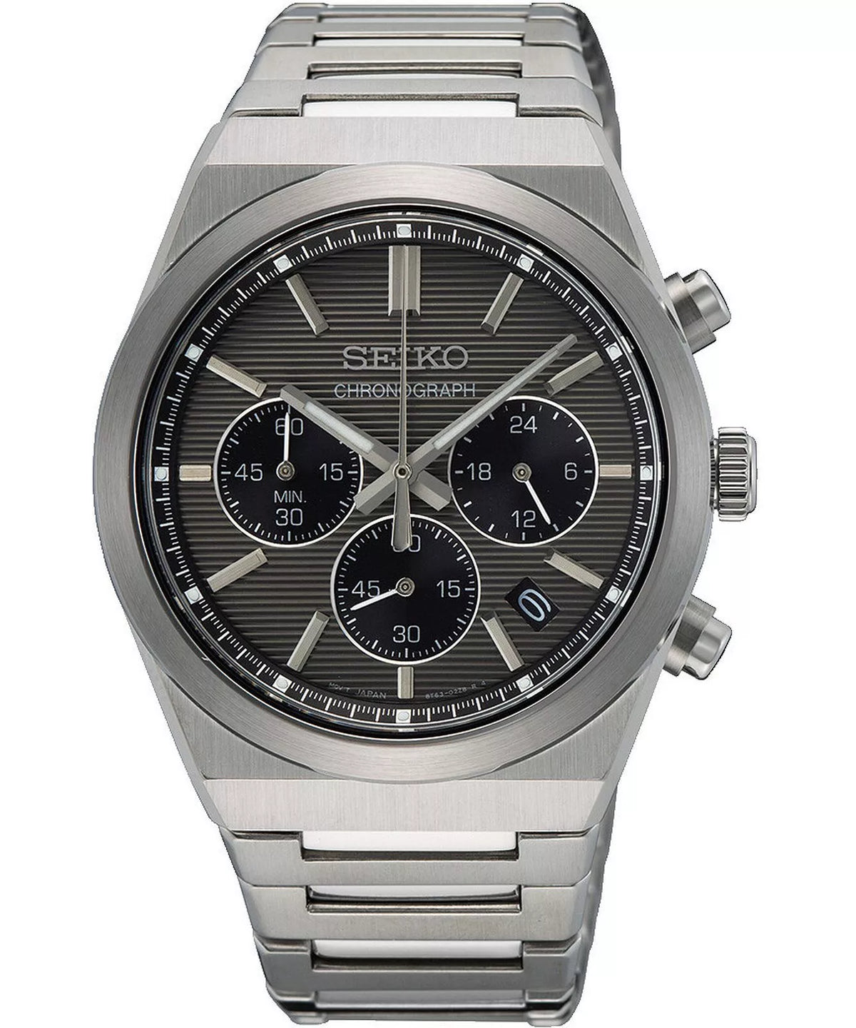 Seiko Essentials Chronograph 40mm Quartz Mens Watch SSB455P1