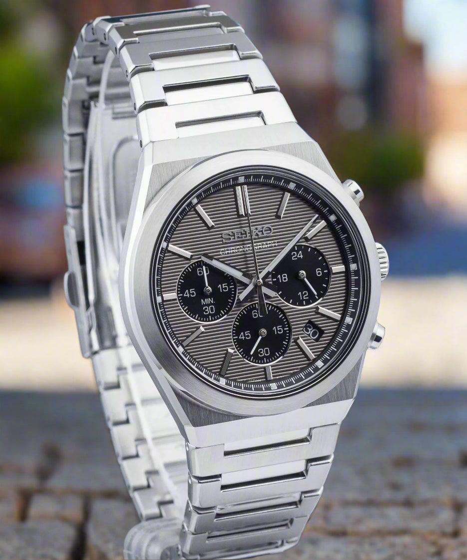 Seiko Chronograph Men's 40 mm Quartz Watch