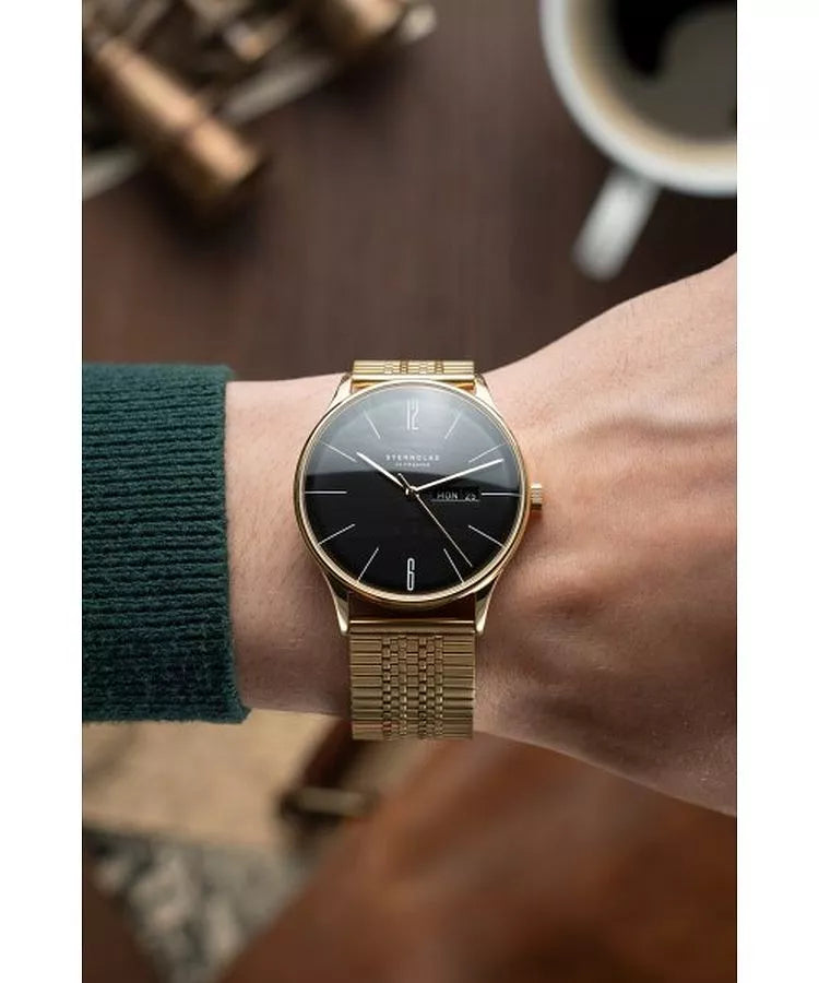 Sternglas Berlin Metro Piano Men's 38 mm Quartz Watch