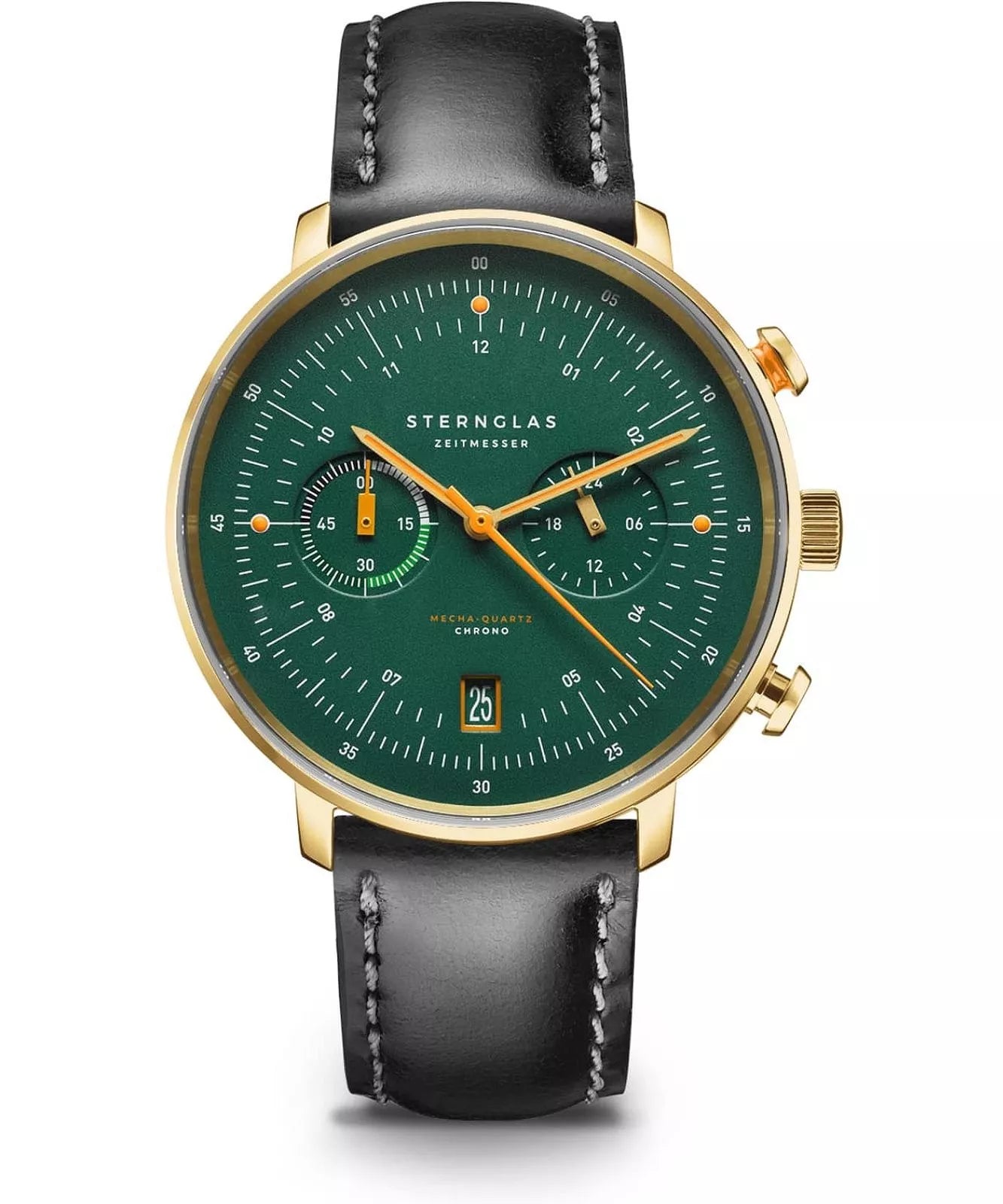 Sternglas Hamburg Ed Vintage Men's 42 mm Quartz Watch