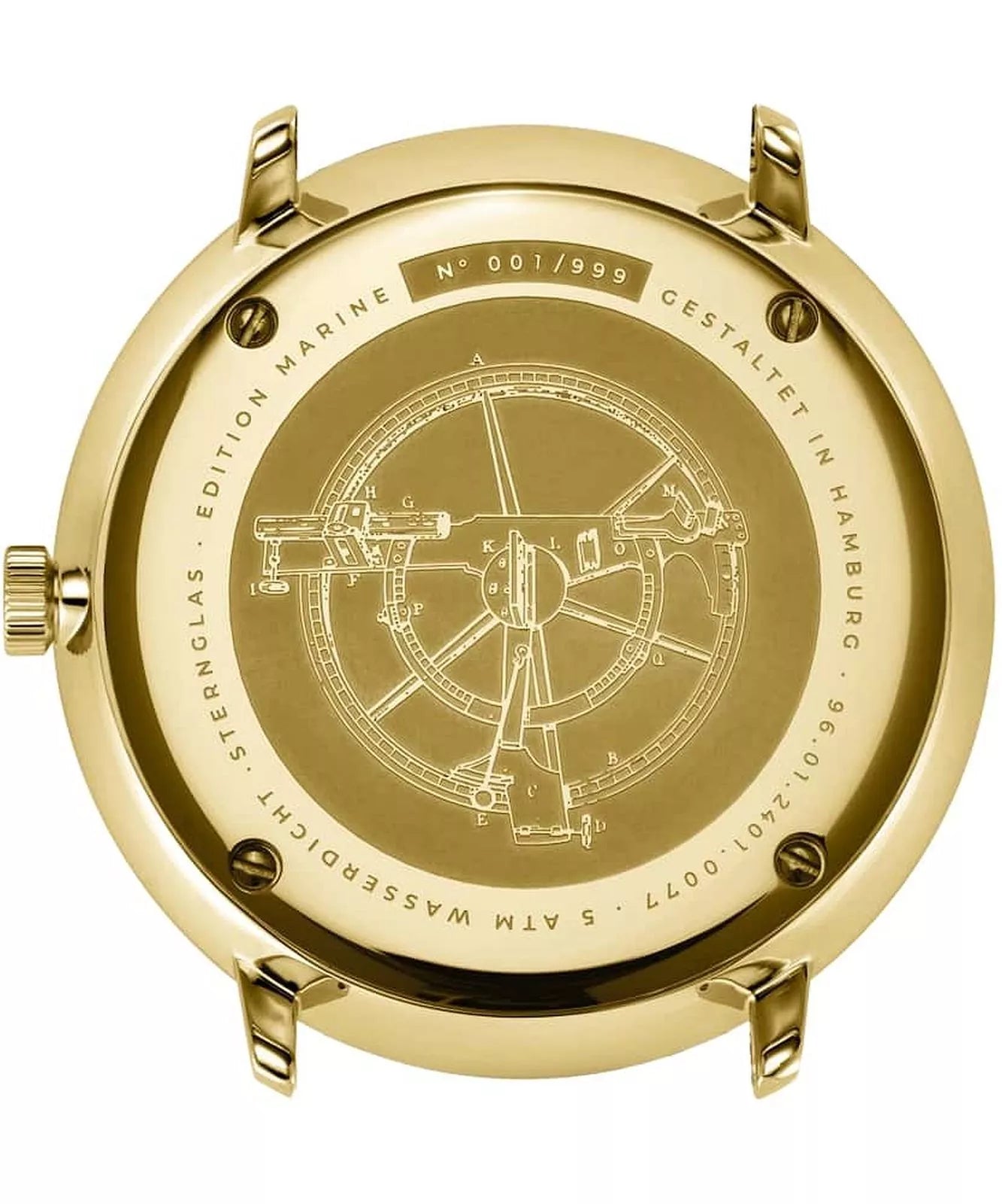 Sternglas Hamburg Edition Marine 42mm Ronda 715 Quartz Limited Edition Men's Watch