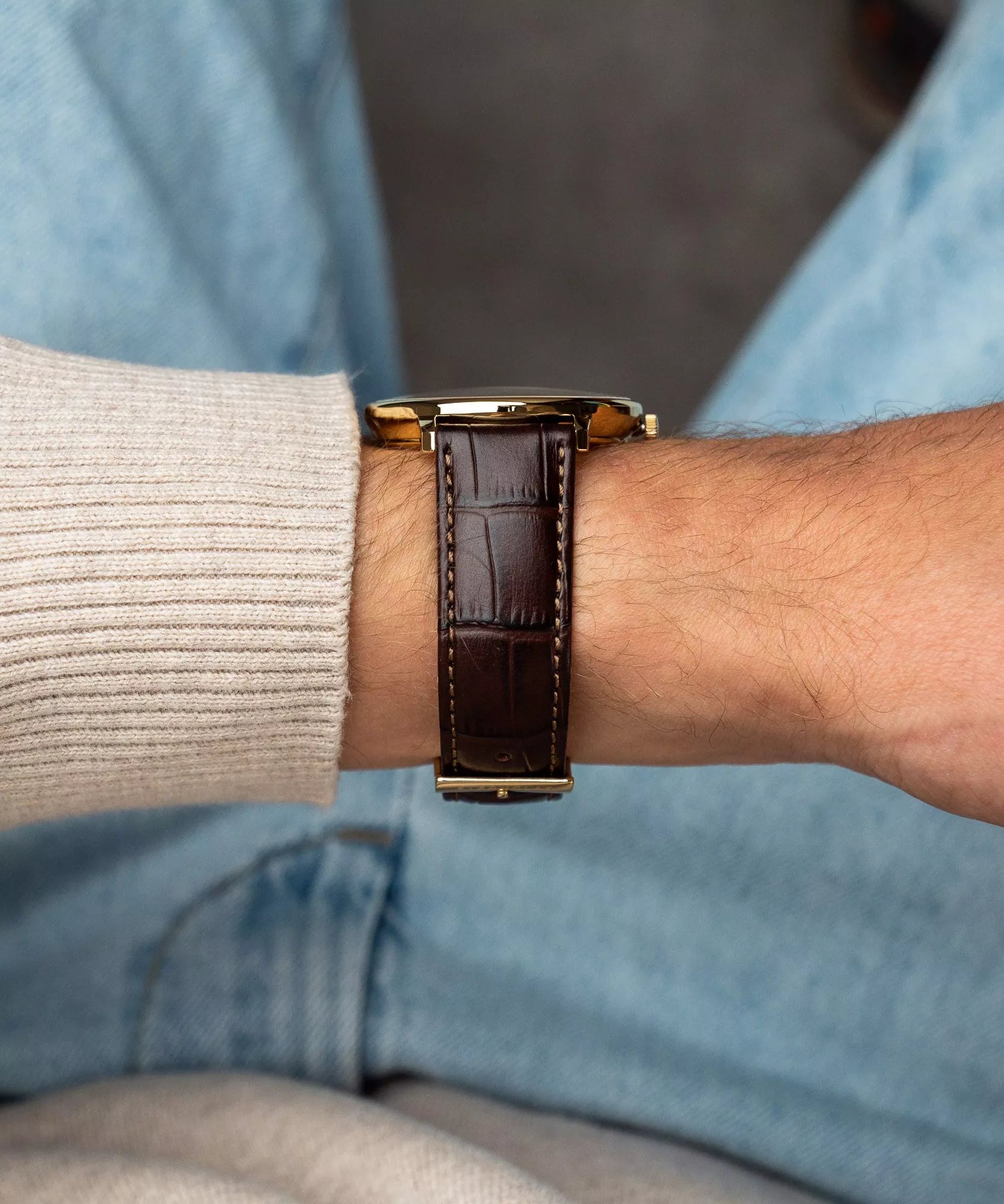 Sternglas Hamburg Men's 42 mm Quartz Watch