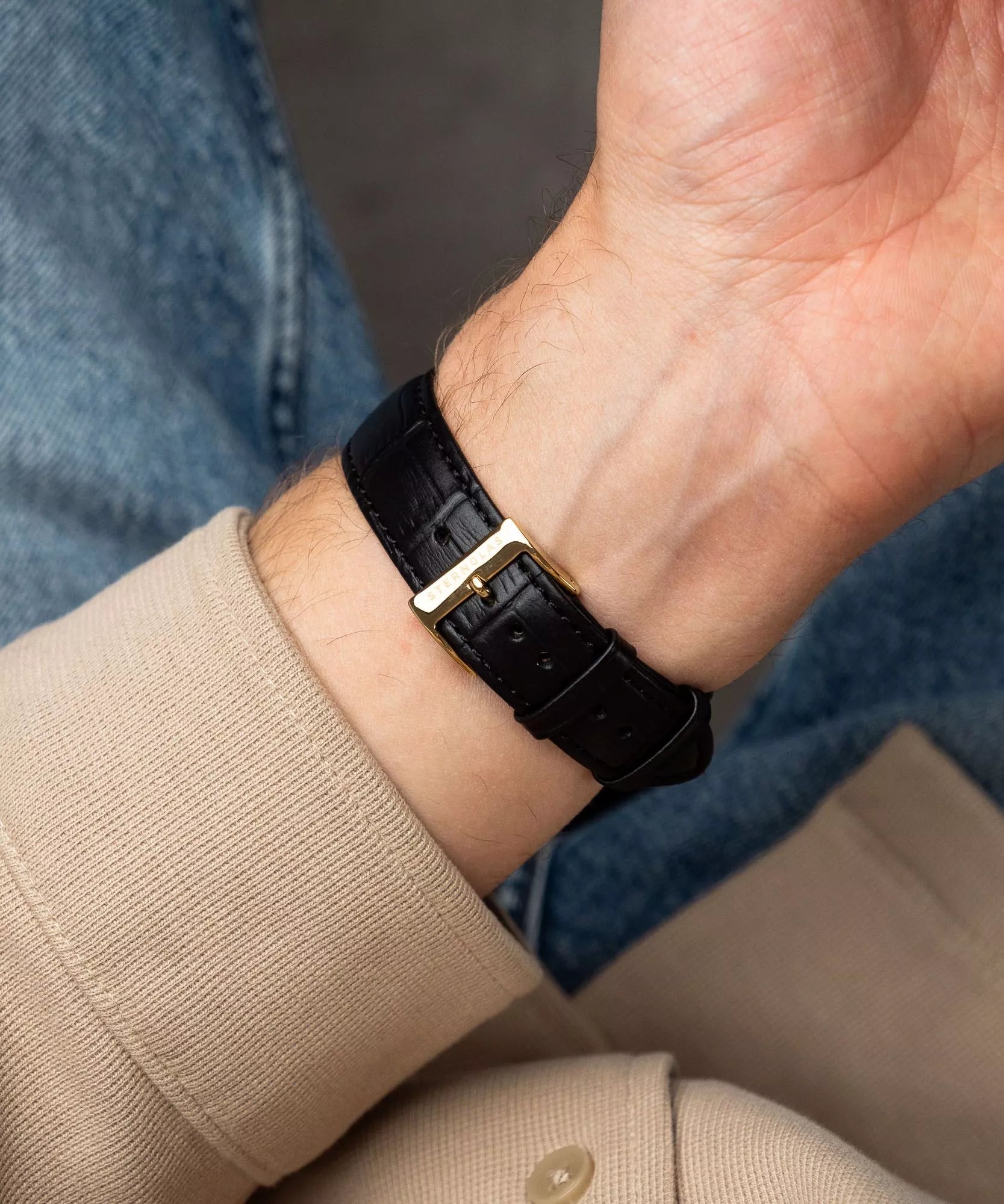 Sternglas Hamburg Men's 42 mm Quartz Watch