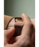 Sternglas NAOS AUTOMATIK Edition Bronze 38mm Watch S02-NAR19-MI11, Green Dial, Sapphire Crystal, Bronze Milanese Mesh Strap, 5 ATM Water Resistant