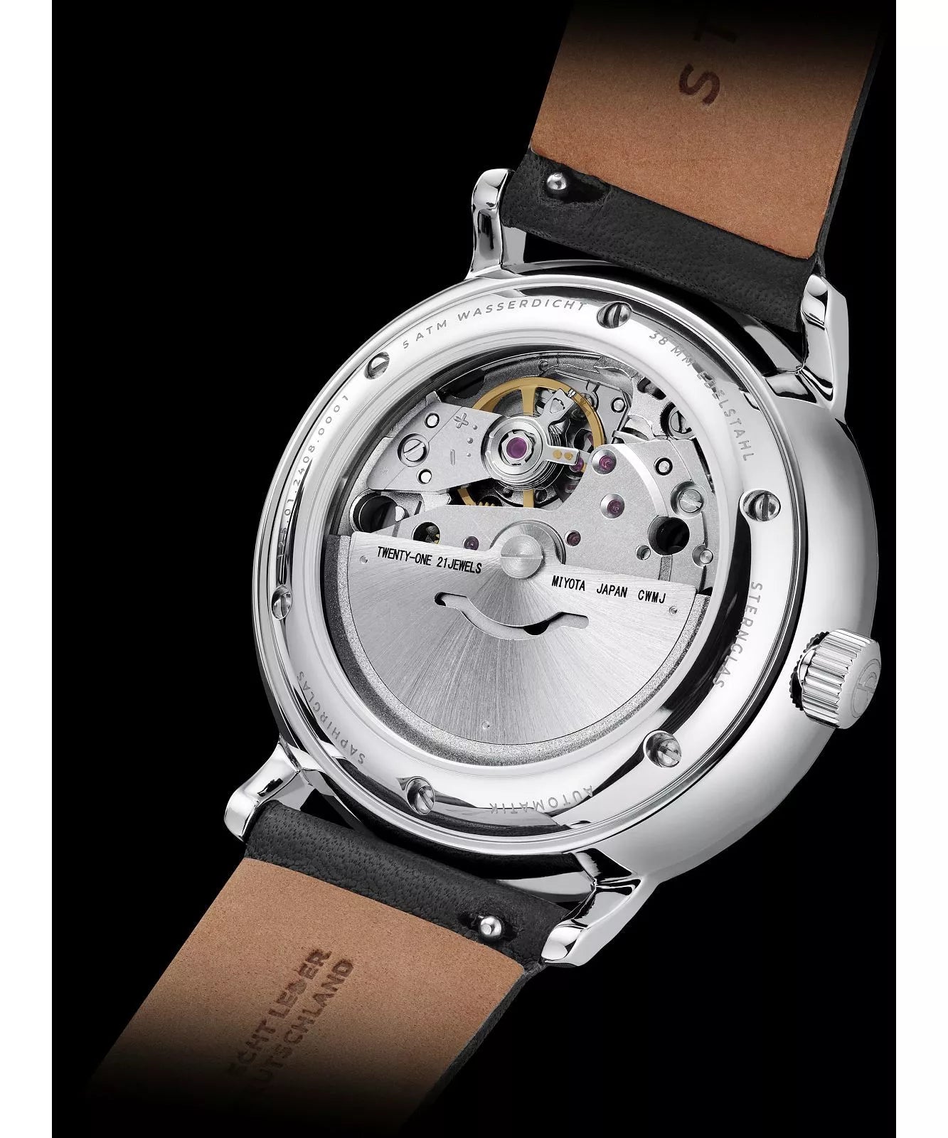 Sternglas Naos Men's 38 mm Automatic Watch