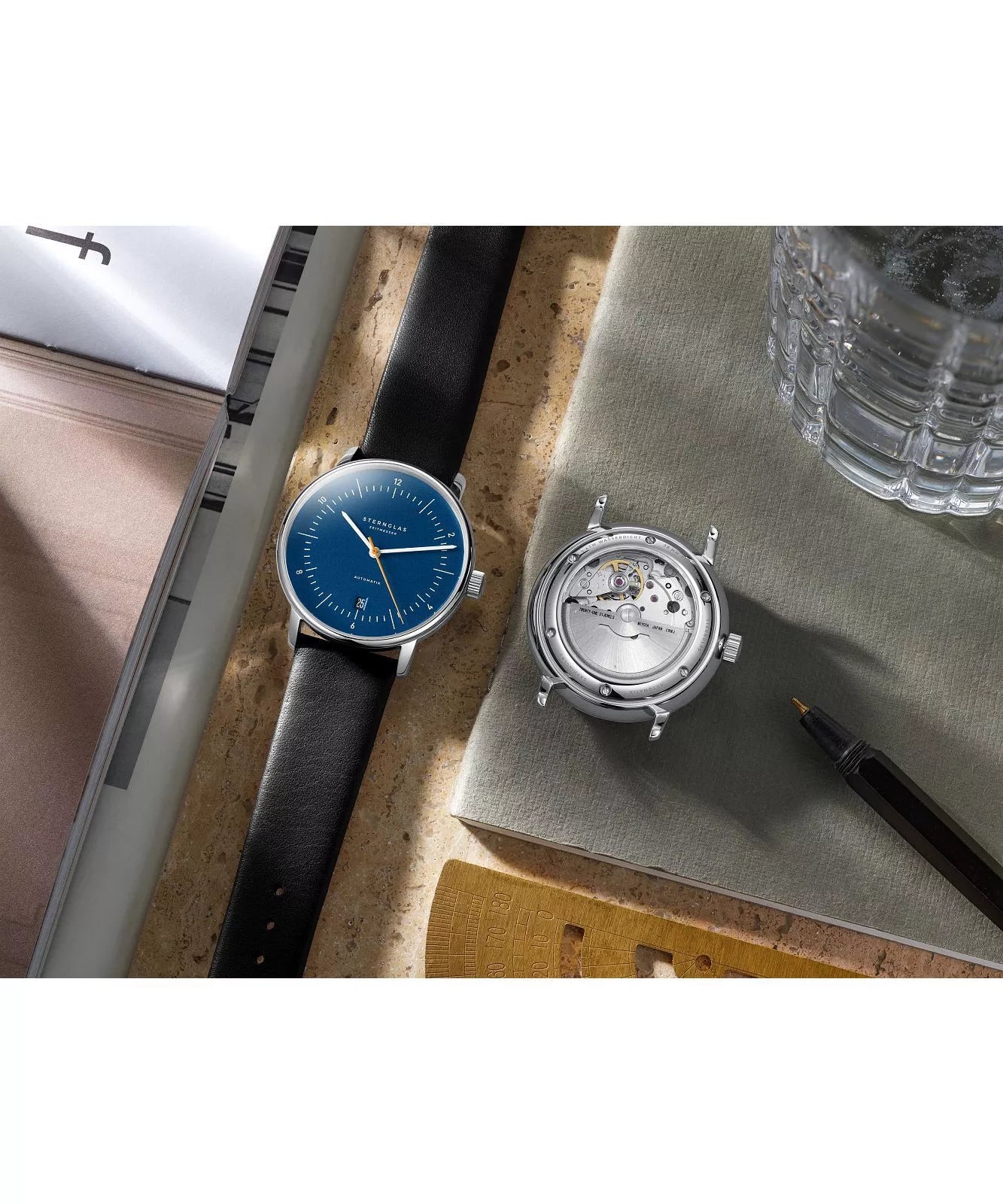 Sternglas Naos Men's 38 mm Automatic Watch