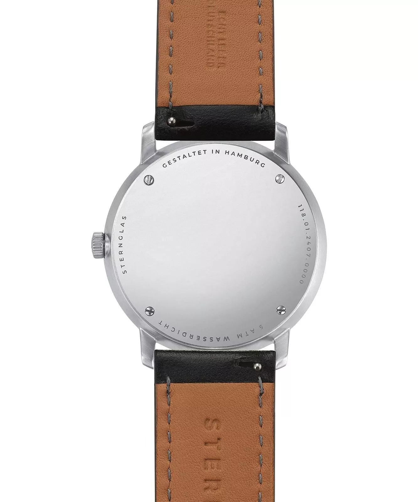 Sternglas Naos Big Date Alabaster Men's 38 mm Quartz Watch