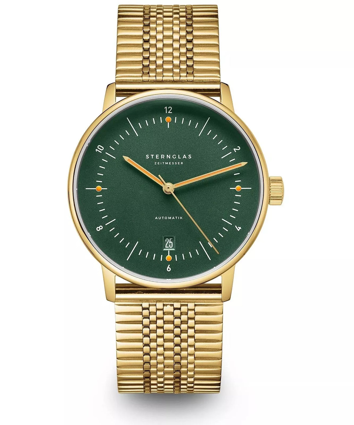 Sternglas Naos Automatik – Dark Green / Gold – S02-NA22-ME09