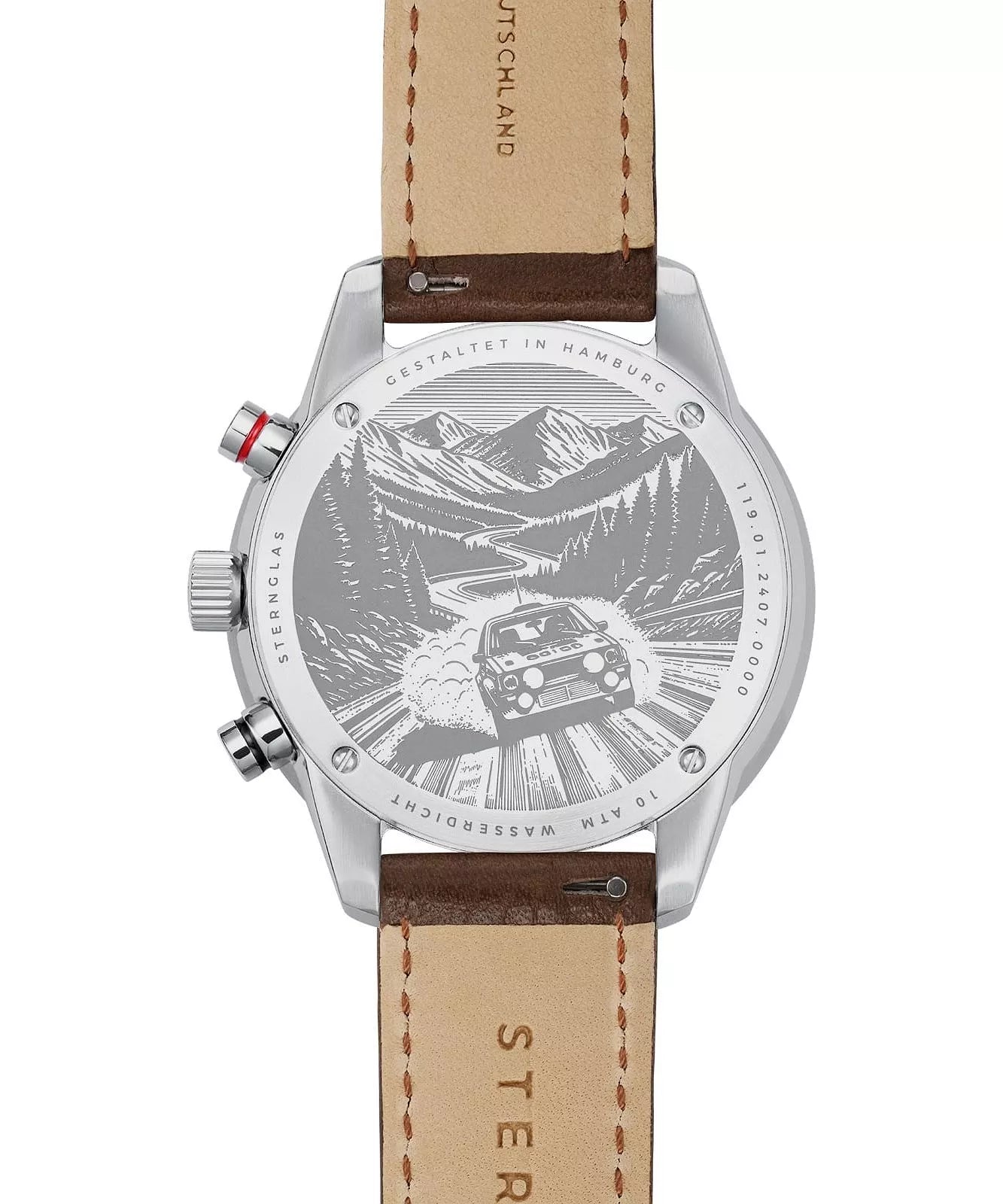 Sternglas Tachymeter 2.0 – Black / Modena Leather – S01-TM03-MO23