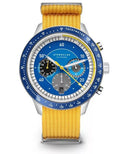 Sternglas Tachymeter 2.0 – Dark Blue / Signal Yellow – S01-TM06-FI01