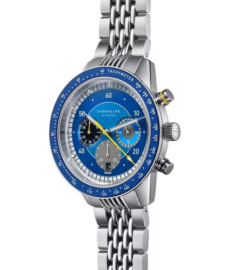 Sternglas Tachymeter 2.0 Men's 44 mm Quartz Watch