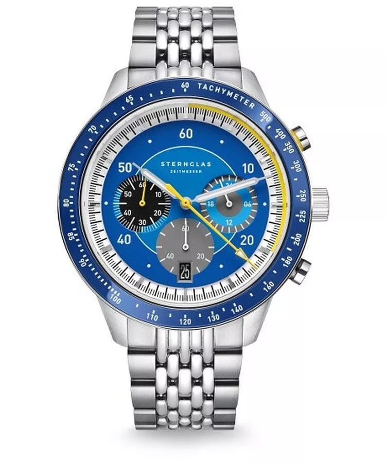Sternglas Tachymeter 2.0 Men's 44 mm Quartz Watch