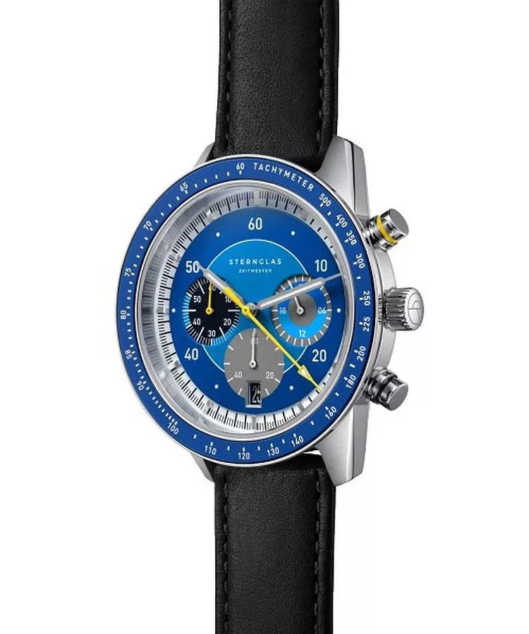 Sternglas Tachymeter 2.0 Dark Blue Silver – S01-TM06-MO01