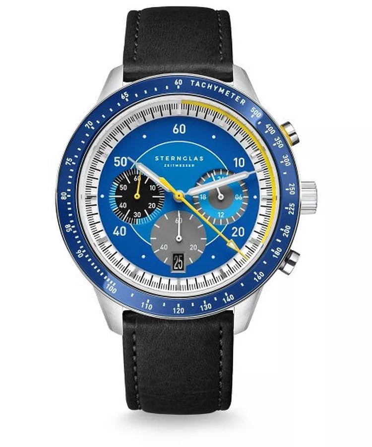 Sternglas Tachymeter 2.0 Dark Blue Silver – S01-TM06-MO01