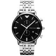 Emporio Armani AR80009 Men's Silver Chronograph Watch